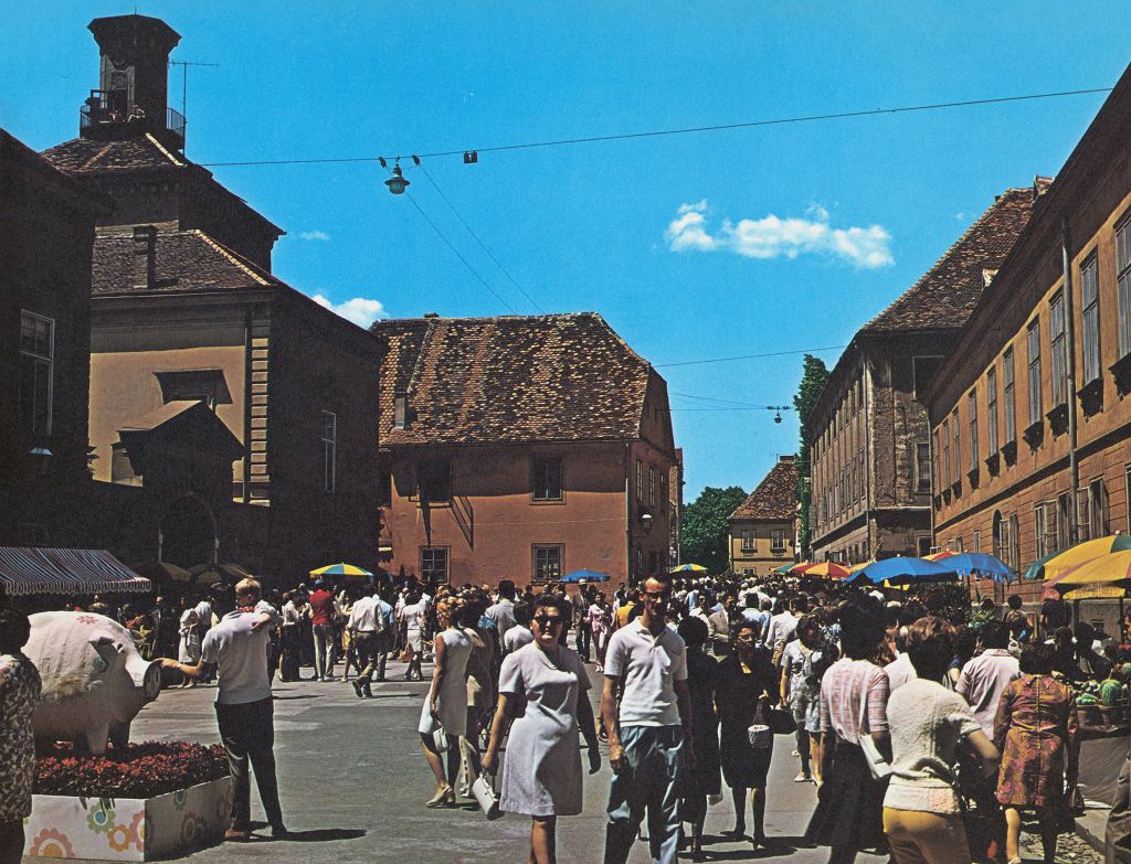 Katarinin trg, oko 1970.-1975. godine